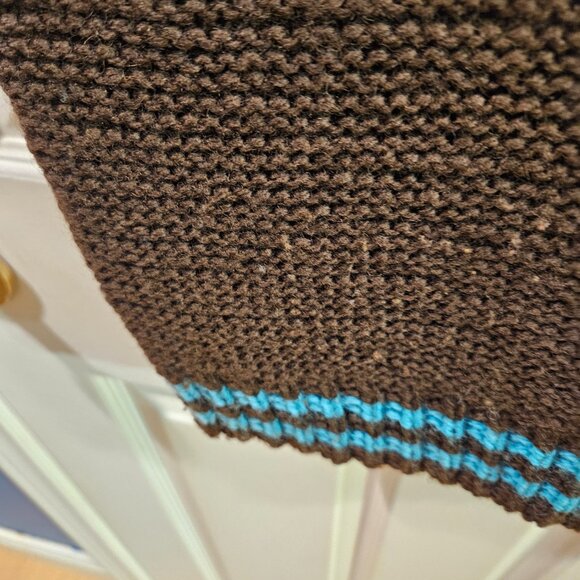 Vintage Mens wool weave vest - Picture 14 of 16